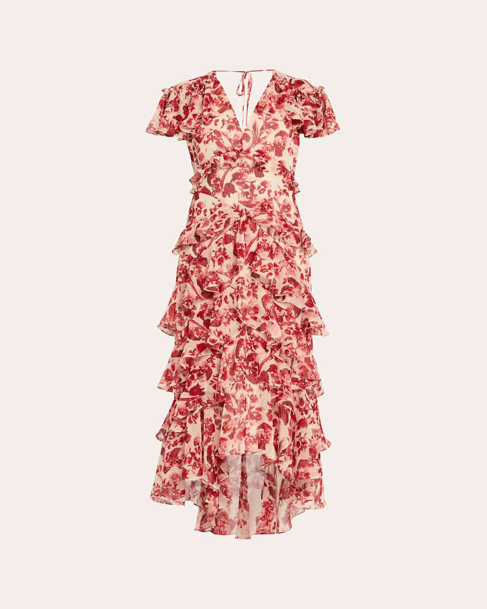 Tatum Floral Ruffled Maxi Dress